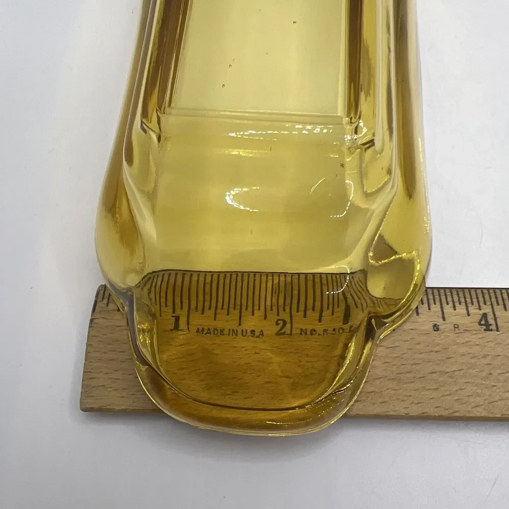 VINTAGE‎ BROWN GLASS BANANA SPLIT SUNDAE BOAT DISH